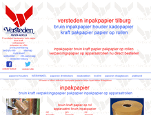 Tablet Screenshot of inpakkadopapier.nl